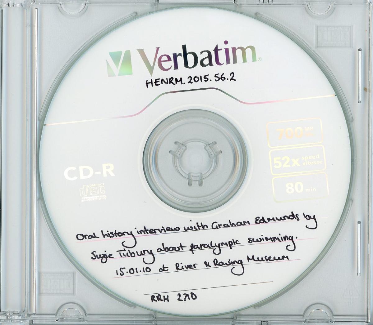 oral history recording River & Rowing Museum